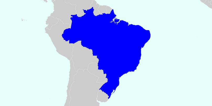 MAC Address Vendor Country Brazil (BR) map