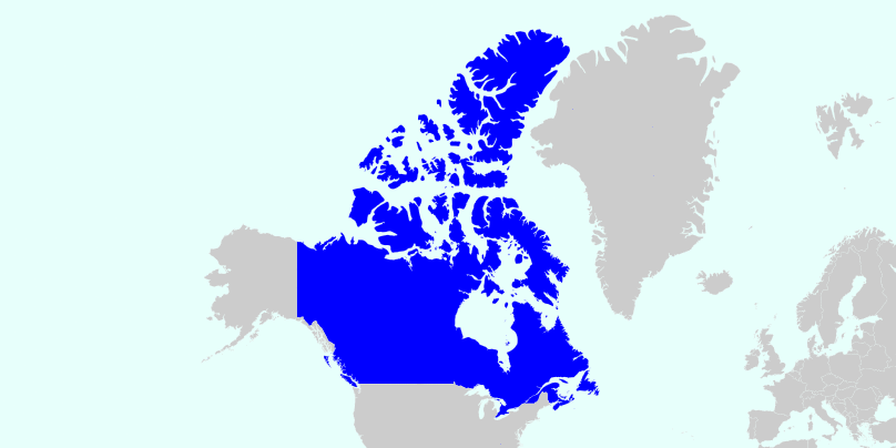 MAC Address Vendor Country Canada (CA) map
