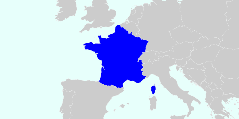 MAC Address Vendor Country France (FR) map