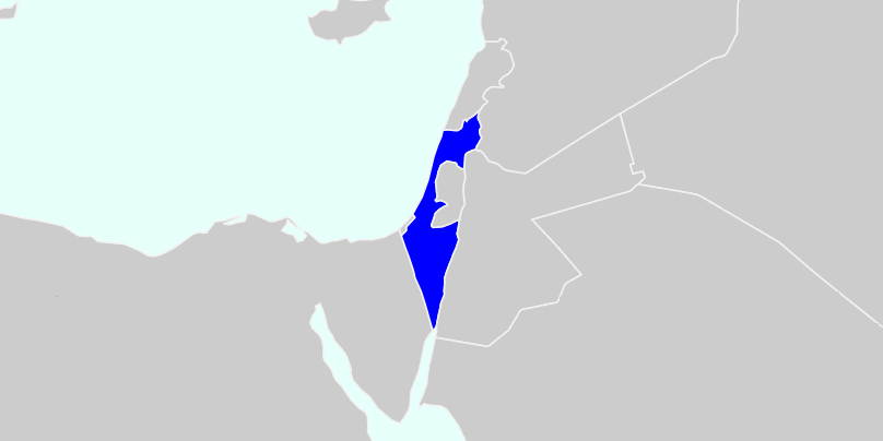 MAC Address Vendor Country Israel (IL) map