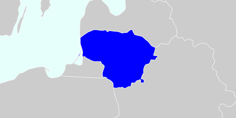 MAC Address Vendor Country Lithuania (LT) map