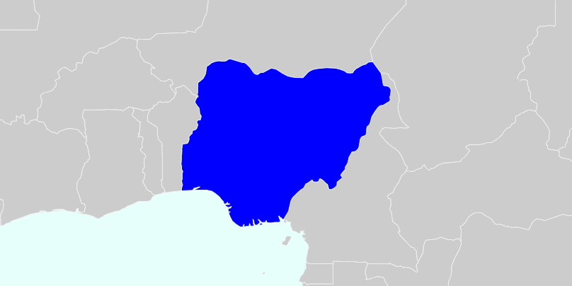 MAC Address Vendor Country Nigeria (NG) map