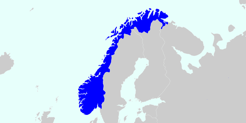MAC Address Vendor Country Norway (NO) map